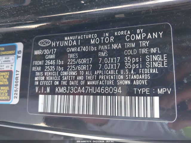 Hyundai TUCSON Se Plus