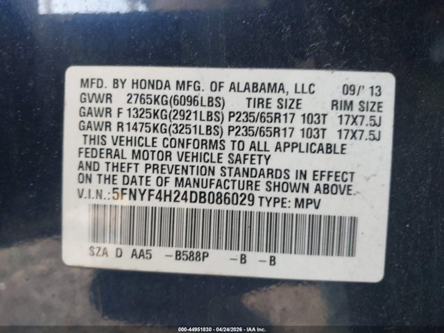 Honda Pilot Lx