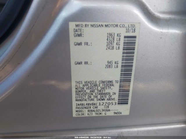 Nissan Altima 2.5 S