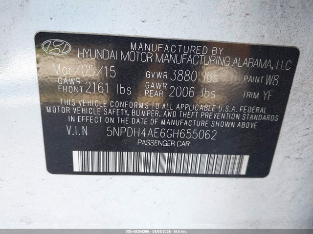 Hyundai ELANTRA Se