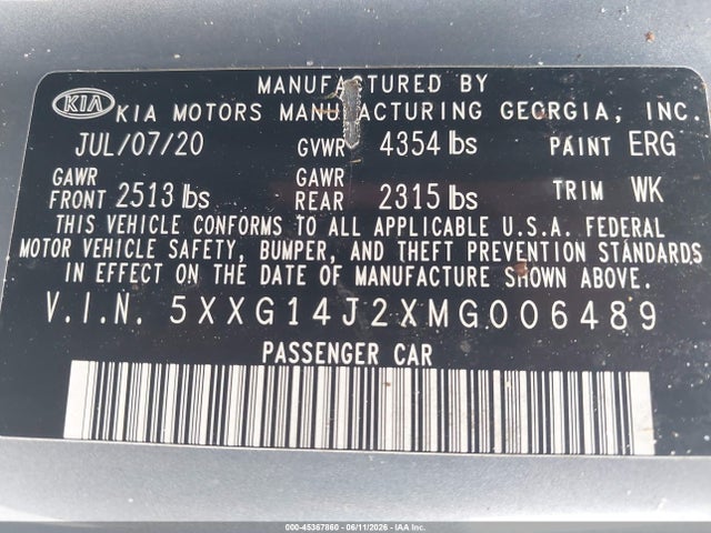 Kia K5 Lxs