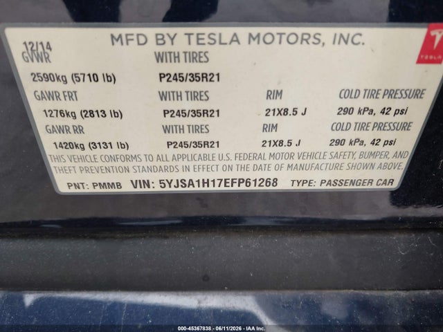 Tesla Model S P85