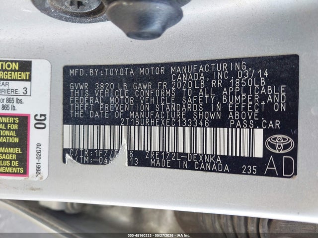 Toyota Corolla Le