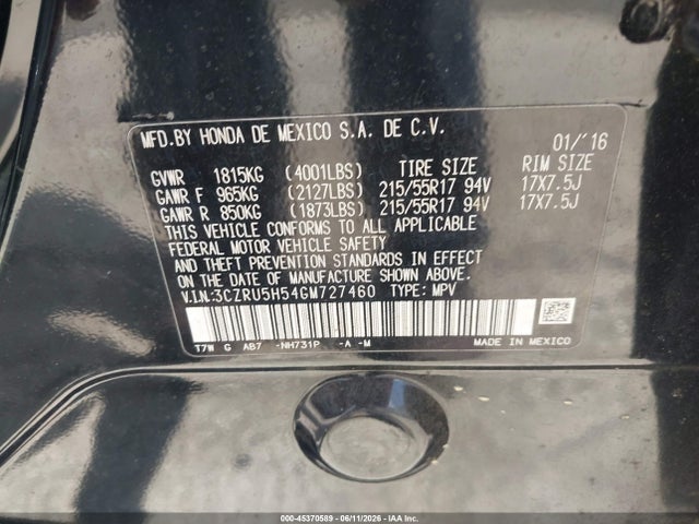 Honda HR-V Ex
