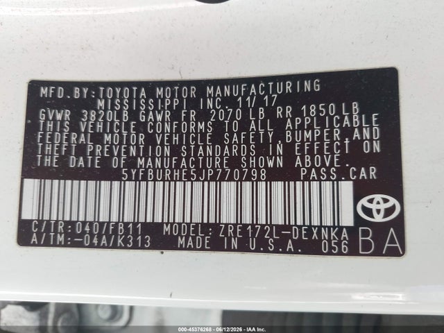 Toyota Corolla Le