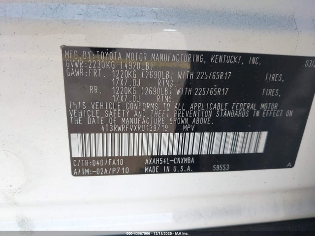 Toyota RAV4 Xle