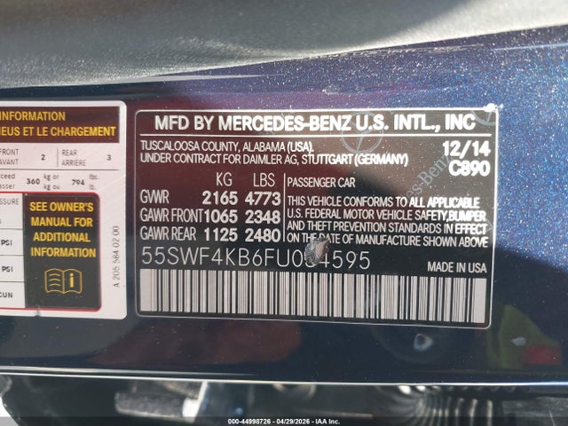 Mercedes-Benz C-Class Luxury 4matic