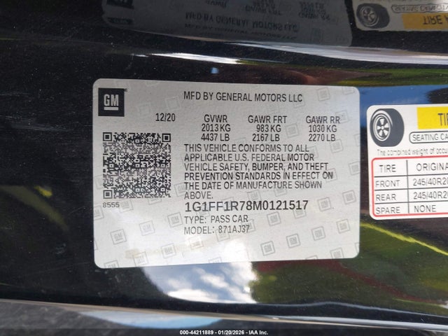 Chevrolet Camaro Rwd  Lt1