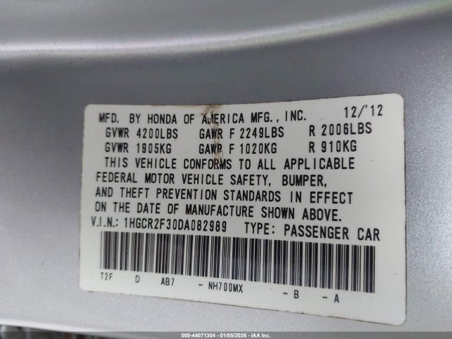 Honda Accord Lx