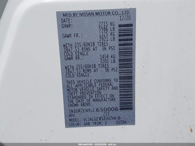 Nissan Pathfinder Sl 2wd