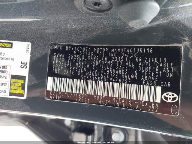 Toyota Corolla Le
