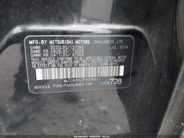 Mitsubishi Mirage De