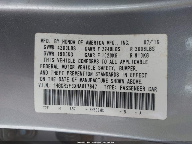 Honda Accord Lx
