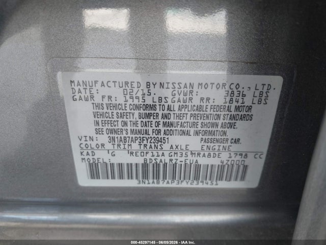Nissan Sentra Sr
