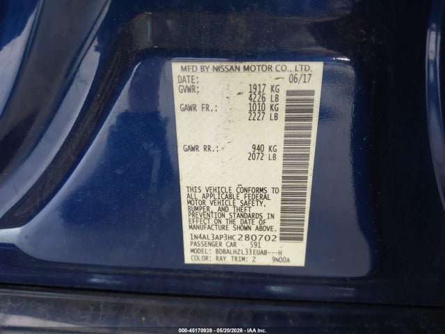 Nissan Altima 2.5 Sr