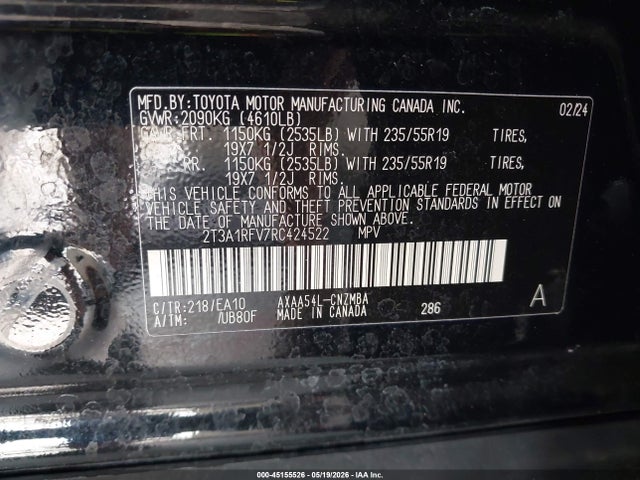 Toyota RAV4 Xle Premium