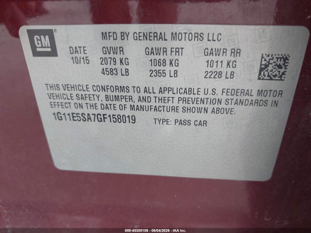 Chevrolet Malibu Ltz