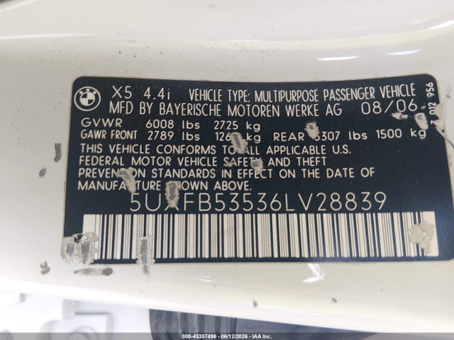 BMW X Series 4.4i