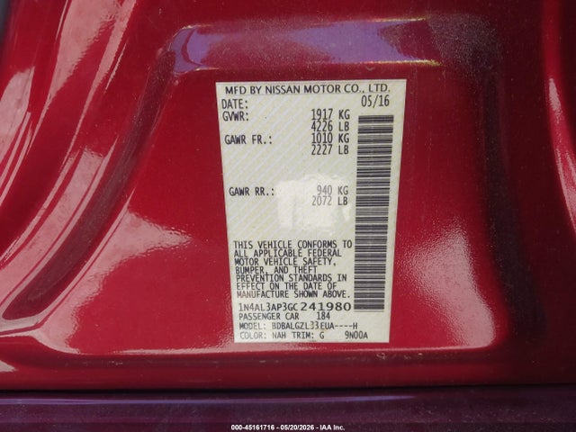Nissan Altima 2.5 S