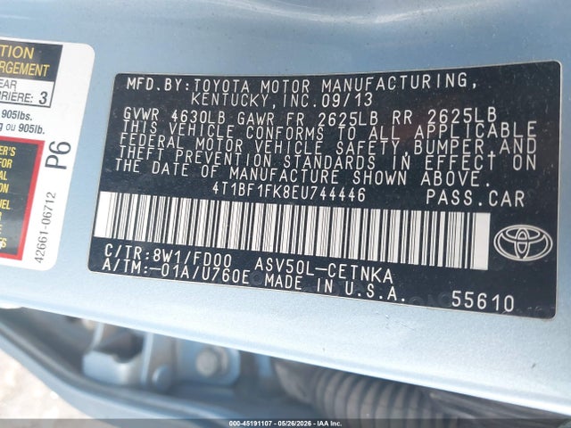 Toyota Camry Le