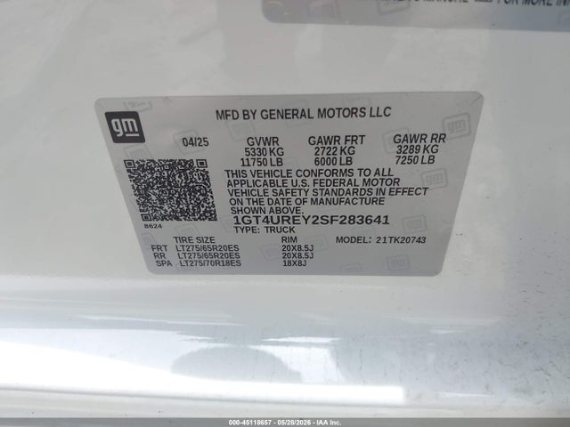 General Motors Sierra 2500HD 4wd  Standard Bed Denali