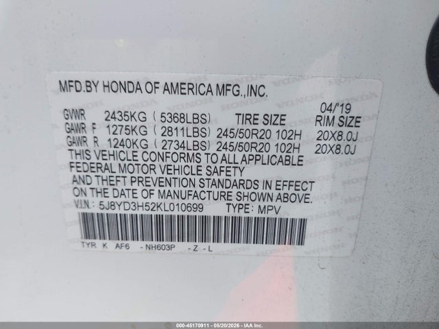 Acura MDX Tech Pkg