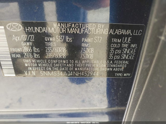 Hyundai SANTA FE Sel