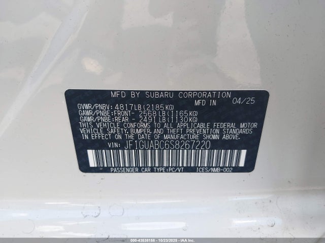 Subaru Impreza Base 5-door