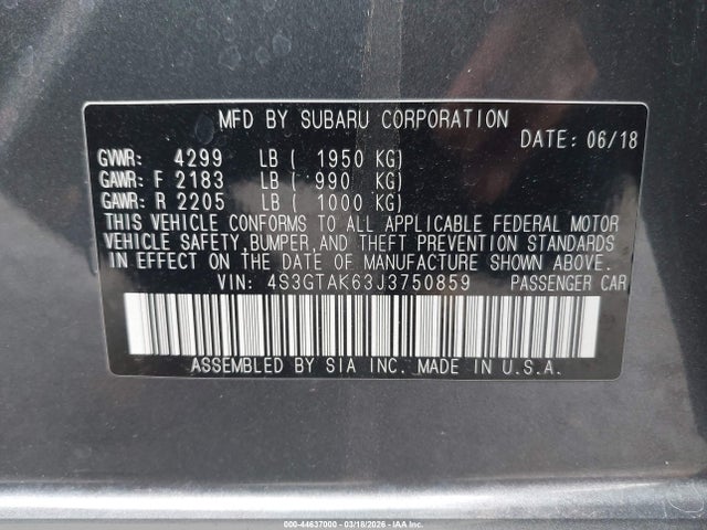 Subaru Impreza 2.0i Sport