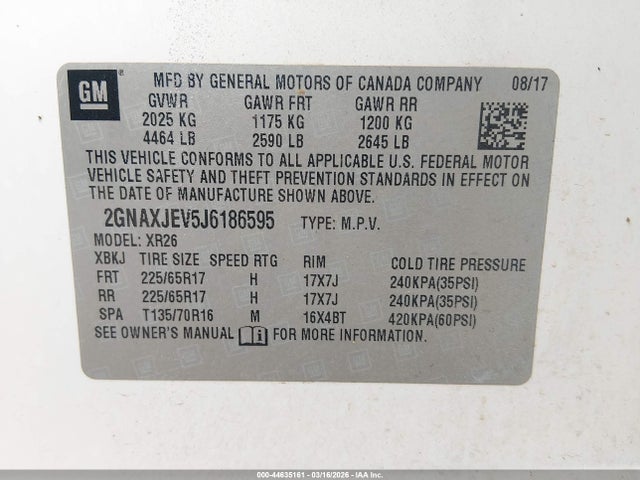 Chevrolet Equinox Lt