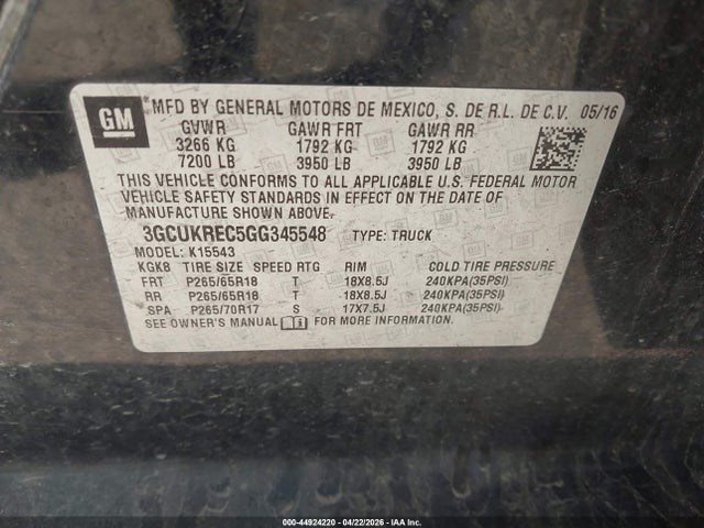 Chevrolet Silverado 1500 1lt