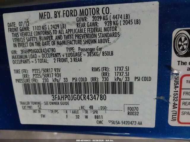 Ford Fusion Sel