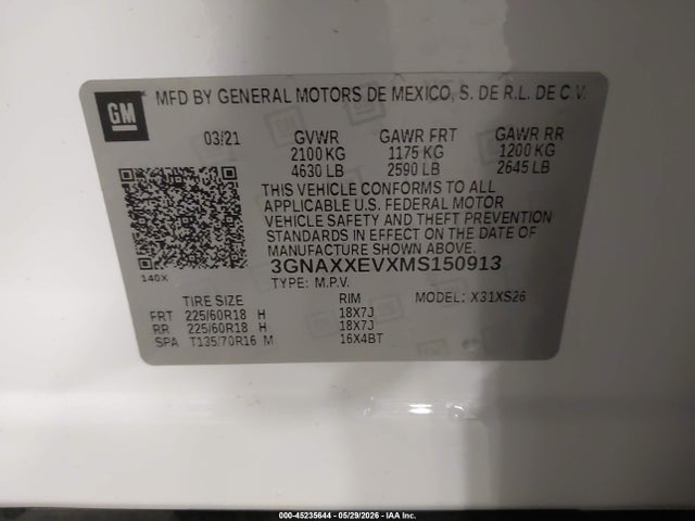 Chevrolet Equinox Awd Premier