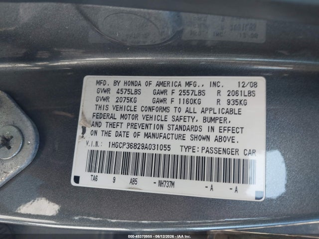 Honda Accord 3.5 Ex-l