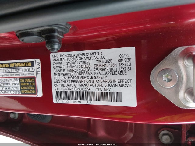 Honda CR-V Awd Ex-l