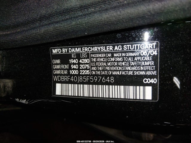 Mercedes-Benz C-Class Kompressor Sport