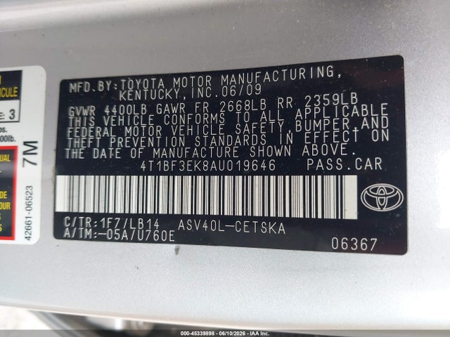 Toyota Camry Se