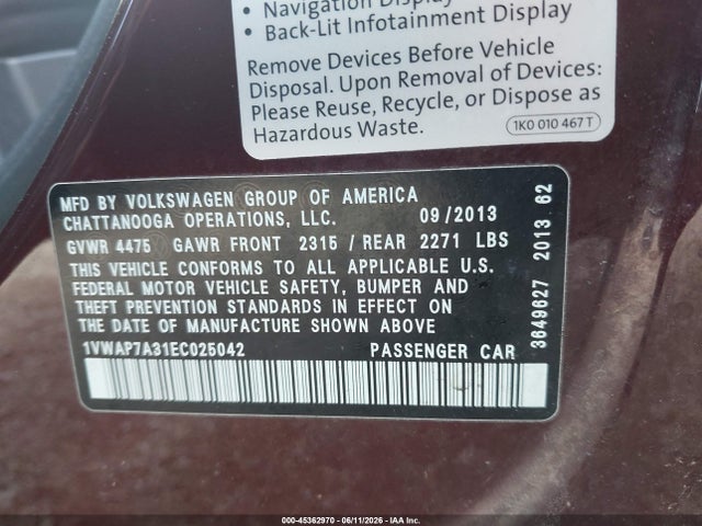 Volkswagen Passat 2.5l S