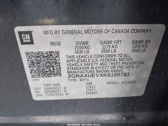 Chevrolet Equinox Lt