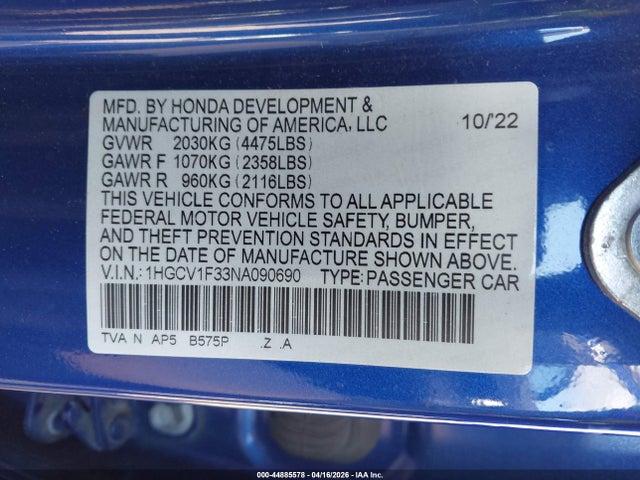 Honda Accord Sport