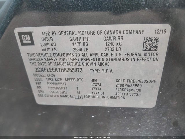 Chevrolet Equinox Ls