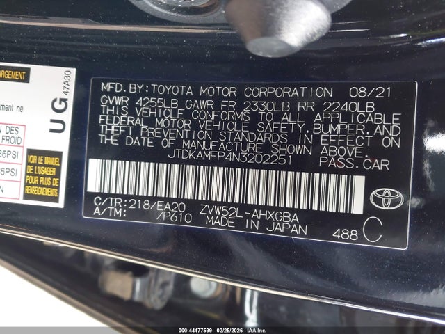 Toyota Prius Prime Xle