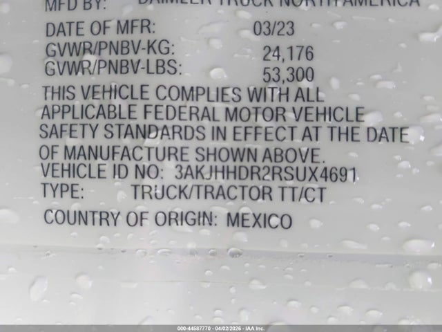 Freightliner New Cascadia 126