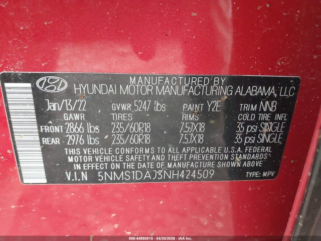 Hyundai SANTA FE Se