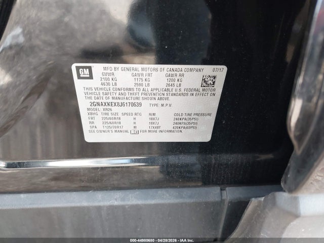 Chevrolet Equinox Lt