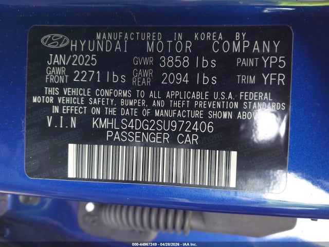 Hyundai ELANTRA Sel Convenience