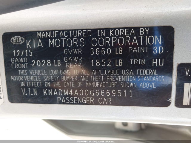 Kia Rio Lx