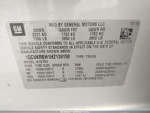 Chevrolet Silverado 1500 1lt