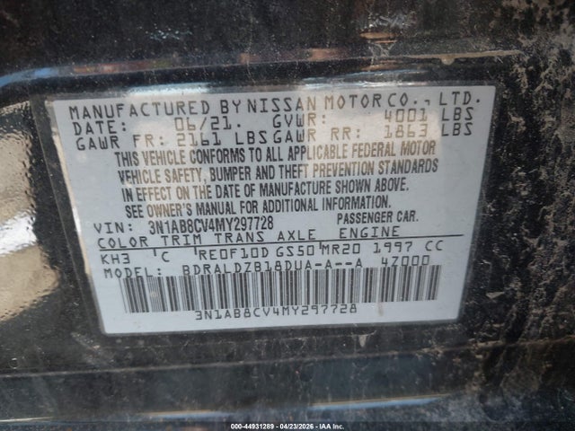 Nissan Sentra Sv Xtronic Cvt