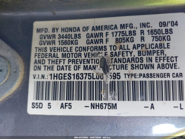 Honda Civic Vp